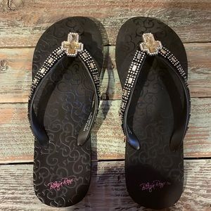 Blazon Roxy flip flops